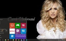 Carrie Underwood win10 theme