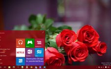 Roses win10 theme