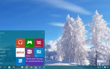 Snowy Day win10 theme