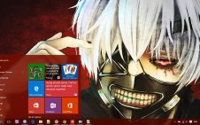 Tokyo Ghoul win10 theme