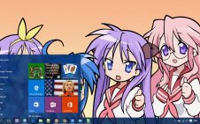 Lucky Star win10 theme