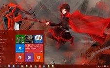 RWBY win10 theme