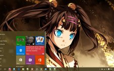 Kajiri Kamui Kagura win10 theme