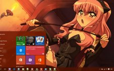 Zero No Tsukaima win10 theme