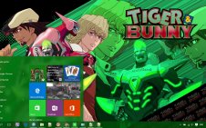 Tiger & Bunny win10 theme