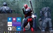 Deadpool win10 theme