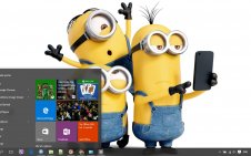 Minions win10 theme