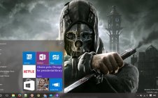 Dishonored win10 theme