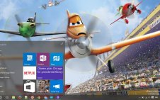 Disney’s Planes win10 theme