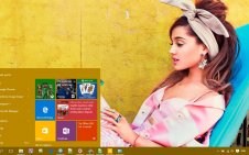 Ariana Grande win10 theme