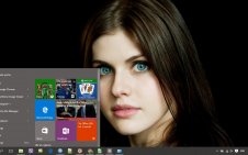 Alexandra Daddario win10 theme