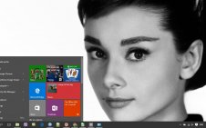 Audrey Hepburn win10 theme