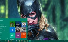 Batgirl win10 theme
