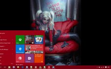 Harley Quinn win10 theme