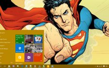 Superman win10 theme