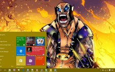 Wolverine win10 theme
