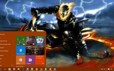 Ghost Rider win10 theme