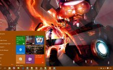 Silver Surfer win10 theme