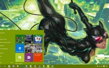 Catwoman win10 theme