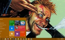 Hellblazer win10 theme