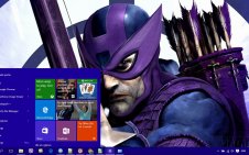Hawkeye win10 theme