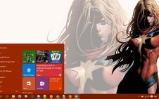 Ms Marvel win10 theme