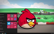 Angry Birds win10 theme