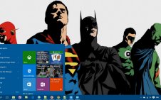 DC Comics win10 theme