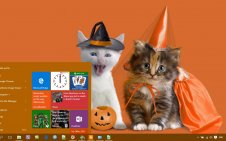 Cute Halloween win10 theme