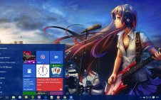 Anime Music win10 theme