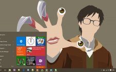 Parasyte win10 theme