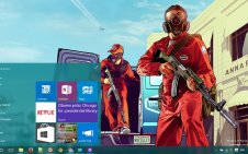 Grand Theft Auto V win10 theme