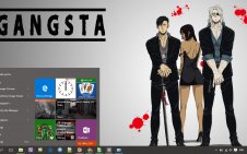 Gangsta. win10 theme