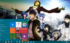 Black Bullet win10 theme