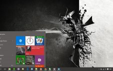 Black And White  win10 theme