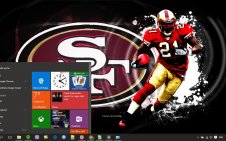 49ers win10 theme