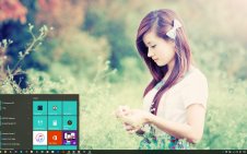 Dream Girl win10 theme