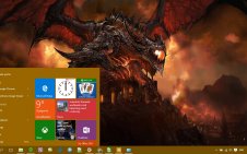 Dragon win10 theme