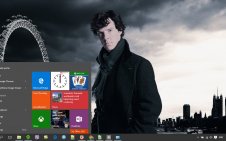 Sherlock win10 theme