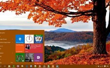 Autumn win10 theme