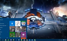 Denver Broncos win10 theme