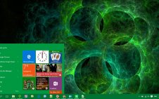 Green win10 theme