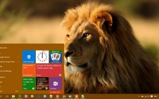 Lion win10 theme