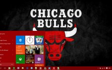 Chicago Bulls win10 theme
