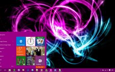 Neon win10 theme