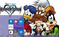 Kingdom Hearts win10 theme