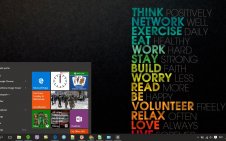Motivational win10 theme