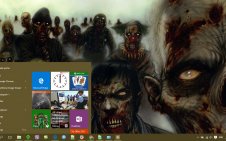 Zombie win10 theme