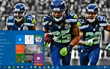 Seattle Seahawks win10 theme