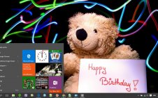 Happy Birthday win10 theme